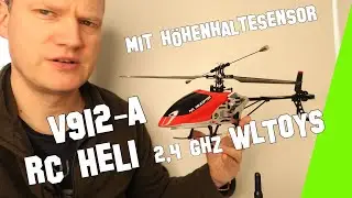 Der RC Helikopter mit Flybar und H&ouml;henhaltsensor XK V912-A WLTOYS - wie fliegt der Heli? by Banggood