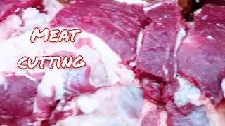 There is a good meat market in the village, meat is cut by good butchers,