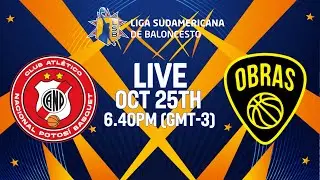 Atletico Potosi v Obras Sanitarias | Full Basketball Game |Liga Sudamericana de Baloncesto FIBA 2024
