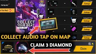 How To Collect Audio Tap Token In free Fire - FF Trap Events Full Details - Collect Trap Tokens FF