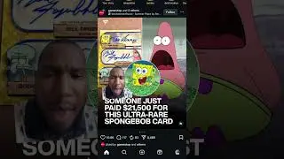 SpongeBob cards sell for how much🤯#shoes #sneakers #footwear #kicks #hype #shoe #jordan #nike