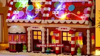 ✨ Light the Magic of Christmas with the LEGO Gingerbread House &ndash; Quick Install, Stunning Glow!
