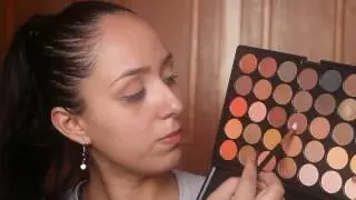 Maquillaje con paleta 35 sombras adara / Maquillaje Navideño