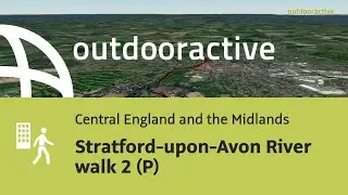 city walk in Central England and the Midlands: Stratford-upon-Avon River walk 2 (P)