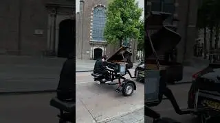 DO NOT TRY THIS AT HOME.. 🎹⚠️‼️😱😱 #piano #flying #car #driving #music #tour #concert #reaction