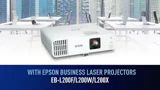 Die brandneue EPSON EB-L200 Serie mit kosteng&uuml;nstigen, kompakten Laser-Projektoren. Grossleinwand.ch