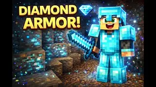 Crafting Diamond Armor in Minecraft | Survival Mode