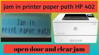 paper jam problem in HP laserjet 402dn // HP laserjet 402dn paper path