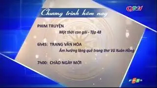 QTV1 Quảng Ninh ident 2017 - 2018 - H&igrave;nh hiệu, GTCT 6h - 24h (05h57, 11/3/2017).
