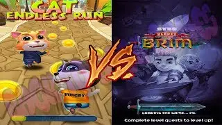 Cat Endless Run vs Blades Of Brim Gameplay For All Kids And Babies