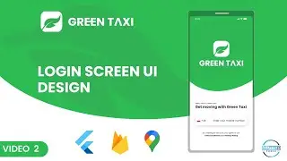Login Screen UI Design || Taxi App Flutter