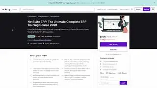 NetSuite Ultimate ERP Course