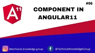 component in Angular 11 : Angular 11 tutorial #6