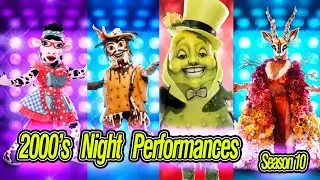 Gazelle, Cow, S'more and Pickle Performs on 2000's Night - Masked Singer Season 10