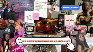 Vision Board vs. Reality 2025✨ | growth & faith 🤍