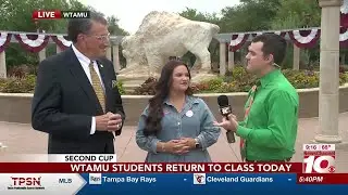 Shelden live at WTAMU for first day of school