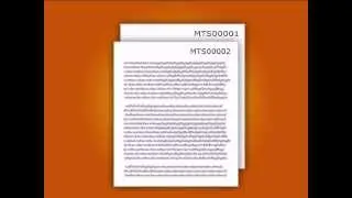 How to stamp bates to PDF (a prefix + sequential numbers)