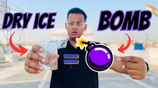 DRY ice bomb blast | home made experiment