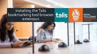 Installing the Talis bookmarking tool browser extension