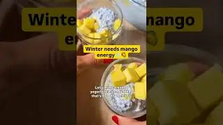 Grey days, meet your bright spot ✨ This Mango Chia Pudding is a recipe that feels right for now.