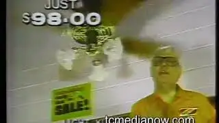 Vintage Menards Ceiling Fan Commercial circa 1982