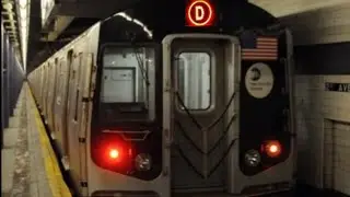 R160 (D) Train Via the (Q) line announcements