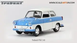 Trabant P50 1:43 diecast scale model car www.scaleartsin.com