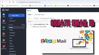 Как создать новый идентификатор электронной почты в Zoho