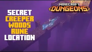 Where to find the Creeper Woods Rune in Minecraft Dungeons