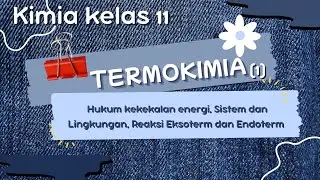 termokimia (1) kimia kelas 11 sistem dan lingkungan hukum kekekalan energi reaksi eksoterm endoterm