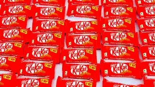 KitKat chocolate box unboxing || Rs.10 rupees chocolate smallpack #kitkat #chocolate #asmr #kitkat