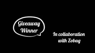 Giveaway winner for Zobag/Zobox Hamper June 2018