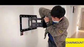 CHARMOUNT TV Wall Mount Installation Full Motion TV Mount