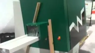 Weinig Cube removing crown in board like a jointer.