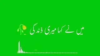 Urdu Shayari iMovie Green Screen Whatsapp Status Green Screen Poetry Status Sad urdu poetry Status