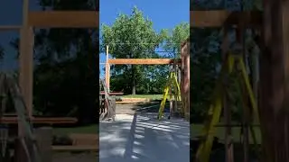 Garage Build 2020 framing single door