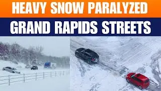 Heavy Snow Blankets Michigan as Winter Storm Slams Midwest | News9