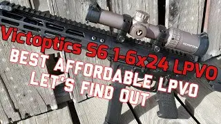 Victoptics S6 1-6x24 SFP Burnt Brown best affordable LPVO.