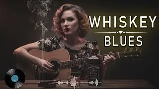 Coffee, Smoke & Vintage Whiskey Radio 🥃 Smooth Slow Blues Music | Instrumental Guitar