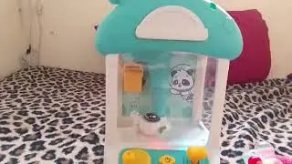 It's like this toy spaceman doll mini claw machine is set on a payout setting 