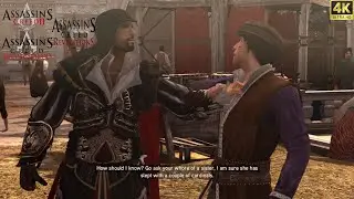 All Scenes with Ezio Bullying Duccio de Luca💀Assassin's Creed 2 , Brotherhood & Revelations🔥