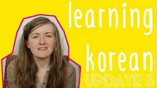 Learning Korean: Update 3║Lindsay Does Languages Video