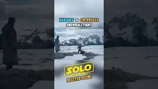 Han Solo & Chewbacca Snowball Fight - SOLO DELETED SCENE