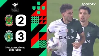 Resumo: P. Ferreira 2-3 Sporting - Taça de Portugal | sport tv