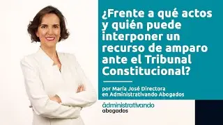 ¿Frente a qué actos se puede interponer el Recurso de Amparo?