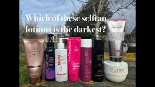Which one of these self tanning lotions is the darkest?