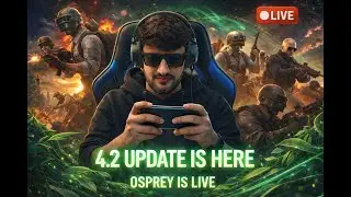 ROAD TO 1000 SUB. | NEW UPDATE WITH OSPREY IS LIVE . [ IPAD PRO 120 FPS 4K ] #BGMI #LIVESTREAM