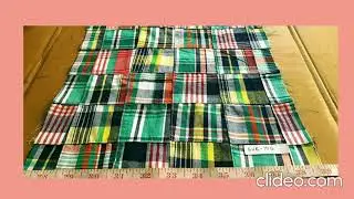 Patchwork Madras Fabric by Fabriconlinestore.com