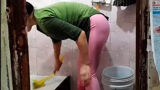 🌺 Cleaning my bathroom early morning 🌄 || CBeni's Vlog