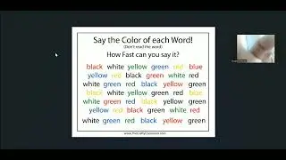 Say the Colour of Each Word Blindfolded| Mid Brain Development| Third Eye Activation #midbrain #mind